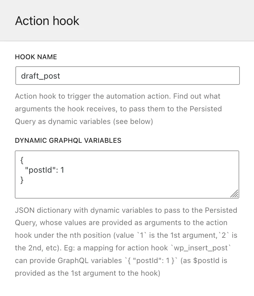 Otomasyon Kuralı - Action hook