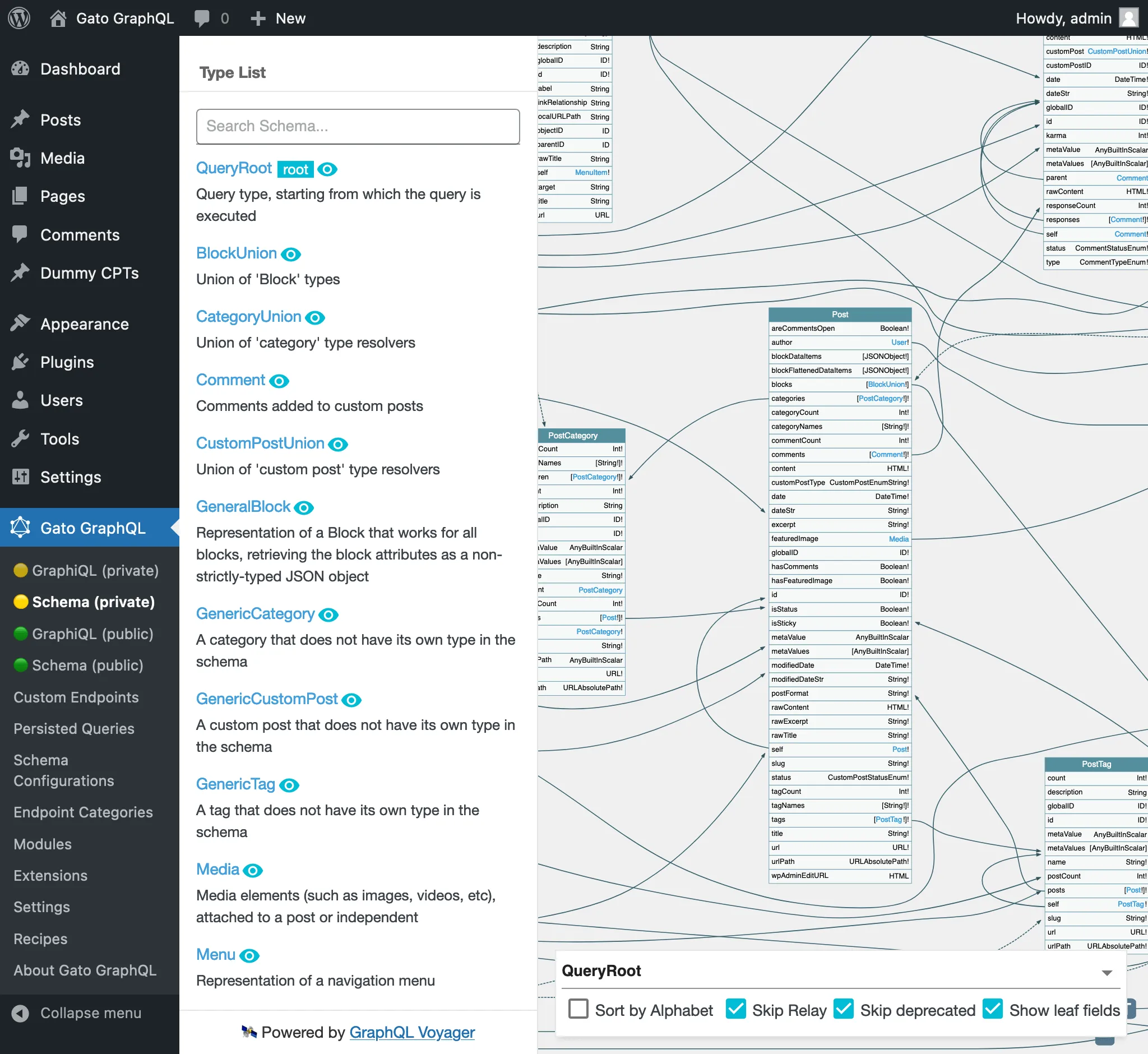 WordPress için GraphQL şeması WordPress için GraphQL şeması