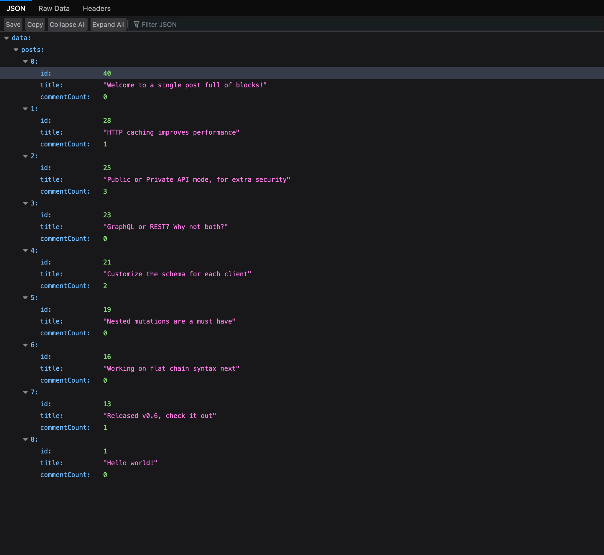 Tarayıcıda persisted query çalıştırma