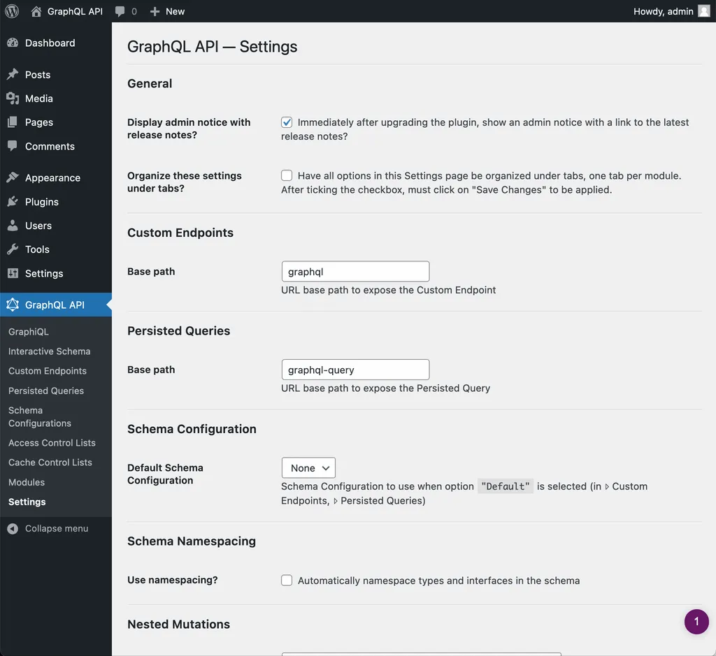 Settings uzun biçimde Settings uzun biçimde