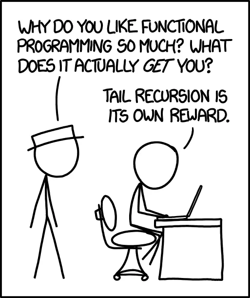 Özyinelemeler @ xkcd. Görsel kaynağı: <a href='https://xkcd.com/1270/'>xkcd</a> Özyinelemeler @ xkcd
